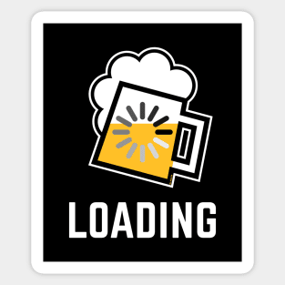 Beer Loading (Drinking In Progress / Negative / /) Sticker